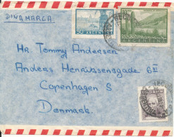 Argentina Air Mail Cover Sent To Denmark 22-4-1960 (sent From A Danish Seaman On M/S Minnesota) - Airmail