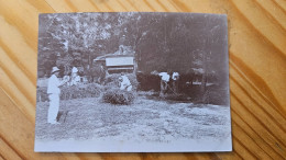 5 - LOIRET 45 FERME VERS LA FERTE ST AUBIN TRAVAIL DU FOIN MACHINE - PHOTO 8.5X6 CM - Old (before 1900)