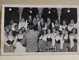 Italy Italia Abruzzo SAN PELINO (Avezzano) Boys & Girls In Ethnic Dress Folklore CORALE SUDISTA 1952. - Avezzano