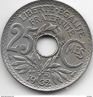 France 25 Centimes  1932  Km  867a   Xf - 25 Centimes