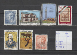 (TJ) Luxembourg 1991 - 7 Zegels (gest./obl./used) - Gebraucht