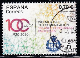 2021-ED. 5480 - Efemérides. 100 Años (1920-2020) Ingenieros De Telecomunicación - USADO- - Used Stamps