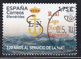 2022-ED. 5607 Efemérides. 120 Años Real Liga Naval España- USADO - Used Stamps