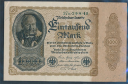 Deutsches Reich Rosenbg: 81b, Firmendruck B Gebraucht (III) 1922 1000 Mark (10298873 - Andere & Zonder Classificatie