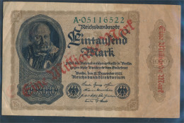 Deutsches Reich Rosenbg: 110a, Reichsdruck Gebraucht (III) 1923 1 Mrd. Auf 1000 Mark (10298874 - 1 Milliarde Mark