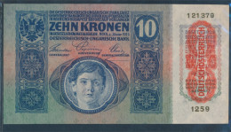 Österreich Kat-Nr.: 171b (51a), Flachdruck Serie Ab 1240 Bankfrisch 1919 10 Kronen (10298905 - Oesterreich