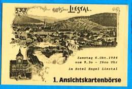 OLI1011, Gruss Aus  Liestal, 1984, Non Circulée - Liestal