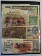 German Empire Banknotes-15 Different Banknotes - Collections