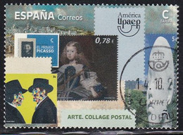 2022-ED. 5611 - América UPAEP. Arte. Collage Postal.- USADO - Usados