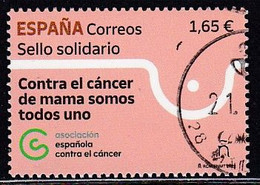 2022-ED. 5614 - Sello Solidario. Contra El Cáncer De Mama- USADO - Usados