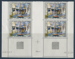 MONACO N° 1097 Bloc De Quatre Avec Coins Daté Neufs ** MNH - Unused Stamps