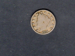USA - Pièce 5 Cents "Liberty Nickel" Avec "CENTS" 1912 TB/F  KM.112 - 1866-83: Escudo