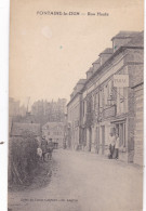 [76] Seine Maritime .  Fontaine Le Dun. Rue Haute - Fontaine Le Dun