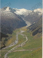 CARTOLINA  HINTERRHEIN (GRAUBUNDEN),GRIGIONI,SVIZZERA-MIT DER N13,DEM TUNNELEINGANG UND DER SAN BERNARDINO-NON VIAGGIATA - Hinterrhein