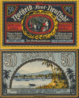 Neustadt Notgeld: 961.2 Picture 1 Samoa Used (III) 1922 50 Pfennig Neustadt Office - Sonstige & Ohne Zuordnung