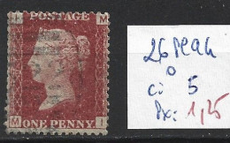 GRANDE-BRETAGNE 26 Planche 94 Oblitéré  Côte 5 € - Used Stamps