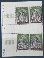 MONACO N° 1064 Bloc De Quatre Avec Coin Daté Neufs ** MNH Coin Daté 23/12/75 - Unused Stamps