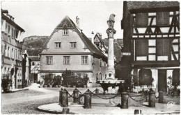 67. Pf. MOLSHEIM. Place De L'Hôtel De Ville Et La Fontaine. 4 - Molsheim