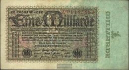 German Empire Rosenbg: 111a, Empire Printing Used (III) 1923 1 Billion Mark - 1 Miljard Mark