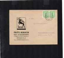 Berlin Brandenburg - 2 X 5 Pfg Auf Brief Von Berlin Charlottenburg 2 - 09.10.45 - P1 (1ZKSBZ025) - Berlin & Brandenburg