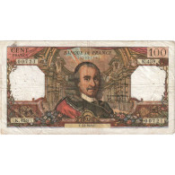 France, 100 Francs, Corneille, 1970, K.459, TB+, Fayette:65.30, KM:149c - 100 F 1964-1979 ''Corneille''