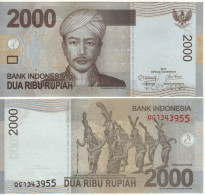 INDONESIA   2'000  Rupiah.  P148b  Dated 2011  (  Prince Antasari +  Dancers At Back )  UNC - Indonesien