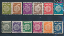 Israel 42-53 (kompl.Ausg.) Postfrisch 1950 Alte Münzen (10310391 - Unused Stamps (without Tabs)