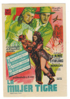 Programa Cine. La Mujer Tigre. 19-1667 - Cinema Advertisement