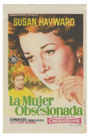 Programa Cine. La Mujer Obsesionada. 19-1670 - Cinema Advertisement