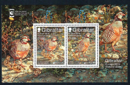 Gibraltar 2019: Europa - National Birds; Souvenir Sheet ** MNH - 2019