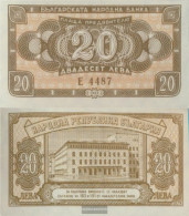 Bulgaria Pick-number: 79a Uncirculated 1950 20 Leva - Bulgarije