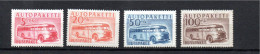 Finnland 1949 Satz APM 6/9 Auto-Paketmarken/Autopaketti Postfrisch - Colis Par Autobus