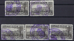 Luxembourg - Luxemburg - Timbres   1923   Paysage  10 Fr.  Cachet Bourse Du Travail - Used Stamps