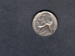 USA - Pièce 5 Cents "Jefferson Nickel"  1940 TB/F  KM.192 - 1938-…: Jefferson