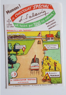 Buvard Chocolat Salouin - Signalisation Routière N°3 - Chocolade En Cacao