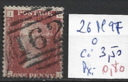 GRANDE-BRETAGNE 26 Planche 97 Oblitéré  Côte 3.50 € - Used Stamps