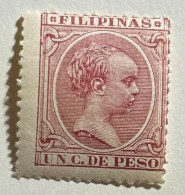 1896-1897.- FILIPINAS (1c). Edifil Nº 122. Nuevo Sin Fijasellos ** - Filippijnen