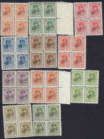 Luxembourg - Luxemburg - Timbres  1922  Charlotte  Officiel   11 Blocs - Blocs & Feuillets