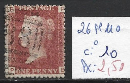 GRANDE-BRETAGNE 26 Planche 110 Oblitéré  Côte 10 € - Used Stamps