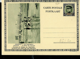 Carte Illustrée Neuve N° 25. Vue : 20. OOSTENDE - Le Palais Des Thermes - Briefkaarten 1934-1951