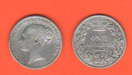 Great Britain One Shilling 1884 Queen Victoria Inghilterra United Kingdom - I. 1 Shilling