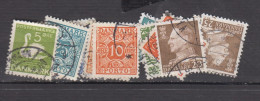 DANEMARK LOT DE + DE 130 TIMBRES DIFFERENTS OBLITERES - Verzamelingen