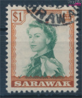 Sarawak (Malaysia) 200 Gestempelt 1955 Elisabeth Und Landesmotive (10310024 - Sarawak (...-1963)