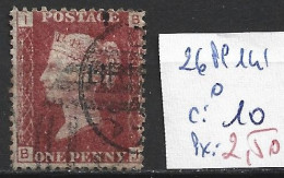 GRANDE-BRETAGNE 26 Planche 141 Oblitéré  Côte 10 € - Used Stamps