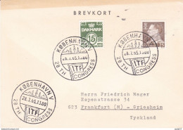 Denmark 1965 ITF International Transport Workers Federation Kopenhagen - Cartas & Documentos