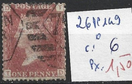 GRANDE-BRETAGNE 26 Planche 149 Oblitéré  Côte 6 € - Used Stamps