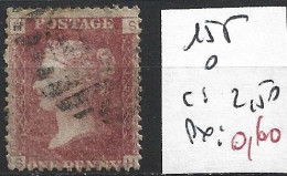 GRANDE-BRETAGNE 26 Planche 155 Oblitéré  Côte 2.50 € - Used Stamps