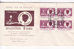 Argentina - 1958 - FDC - National Council For Minors - Caja 30 - FDC