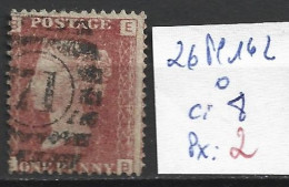 GRANDE-BRETAGNE 26 Planche 162 Oblitéré  Côte 8 € - Used Stamps