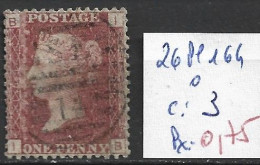GRANDE-BRETAGNE 26 Planche 164 Oblitéré  Côte 3 € - Used Stamps